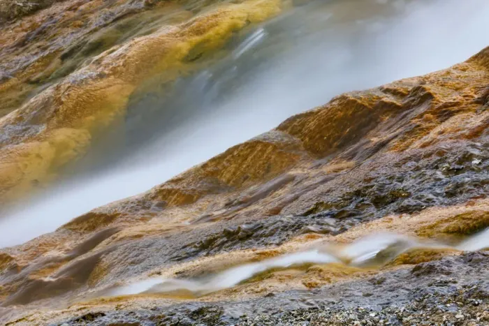 Framed Print : Hot water runoff from Excelsior Geyser and Grand Prismatic Spring, Midway Geyser Basin Framed Print : Hot water runoff from Excelsior Geyser and Grand Prismatic Spring, Midway Geyser Basin