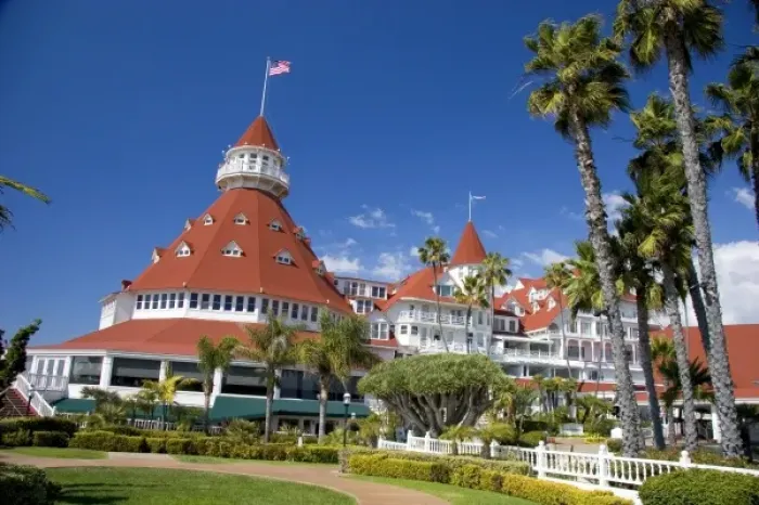 Framed Print : Hotel del Coronado on Coronado Island near San Diego, California