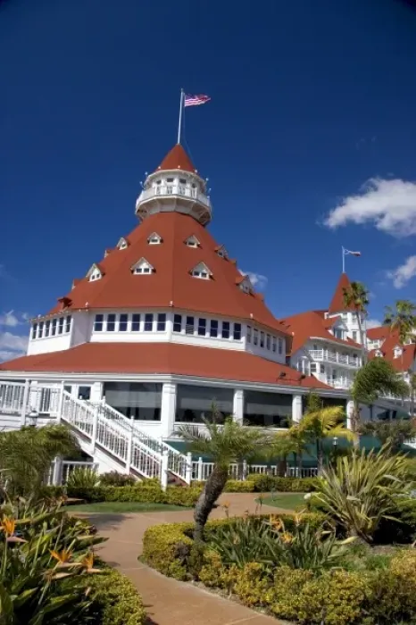 Framed Print : Hotel del Coronado on Coronado Island near San Diego, California