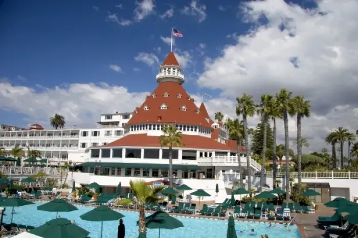 Framed Print : Hotel del Coronado on Coronado Island near San Diego, California