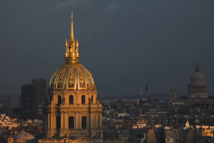 Framed Print : Hotel des Invalides, Pantheon, Paris, France