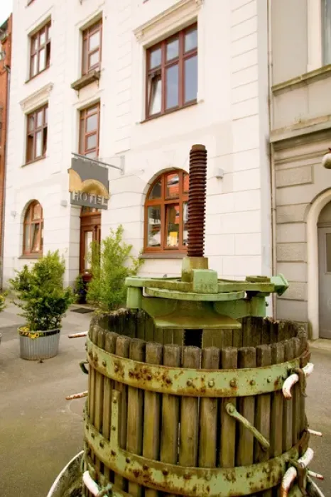 Framed Print : hotel and wine press, Lubeck_germany Framed Print : hotel and wine press, Lubeck_germany