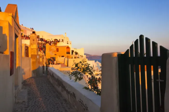 Framed Print : Houses on the coast of Aegean Sea. Oia, Santorini Island, Greece Framed Print : Houses on the coast of Aegean Sea. Oia, Santorini Island, Greece
