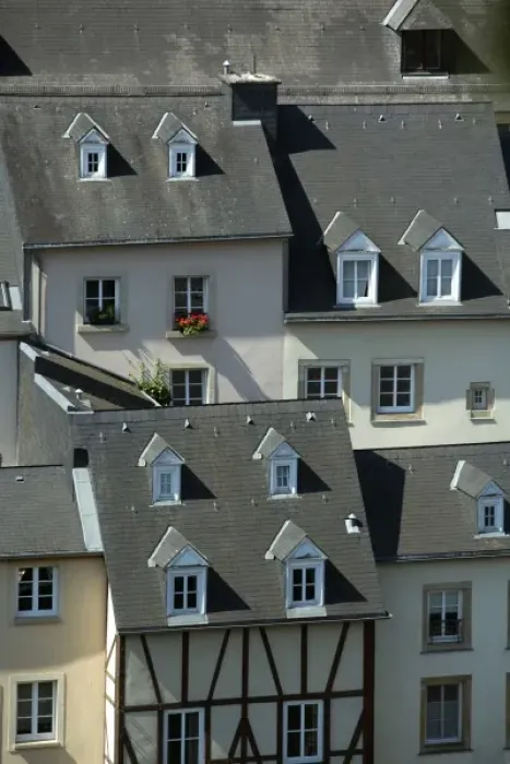 Framed Print : Houses in old city, Luxembourg Framed Print : Houses in old city, Luxembourg