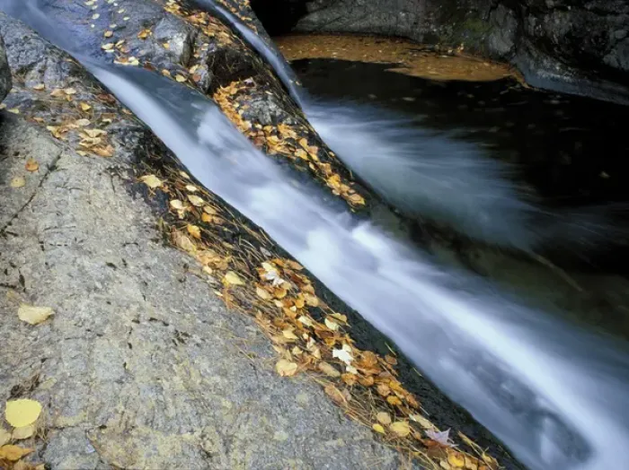 Framed Print : Howe Brook, Baxter State Park, ME. A stream in fall