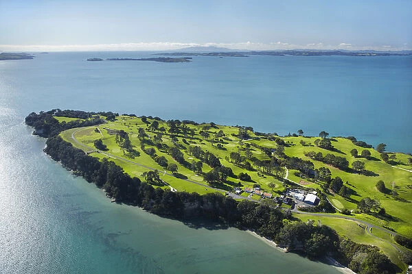 Howick Golf Course, Auckland, North Island, New Zealand - aerial