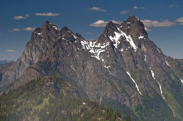 Hozomeen Mountain from Desolation Peak, North Cascades National Park, Washington, US
