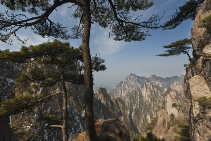 Framed Print : Huang Shan landscape, China Framed Print : Huang Shan landscape, China