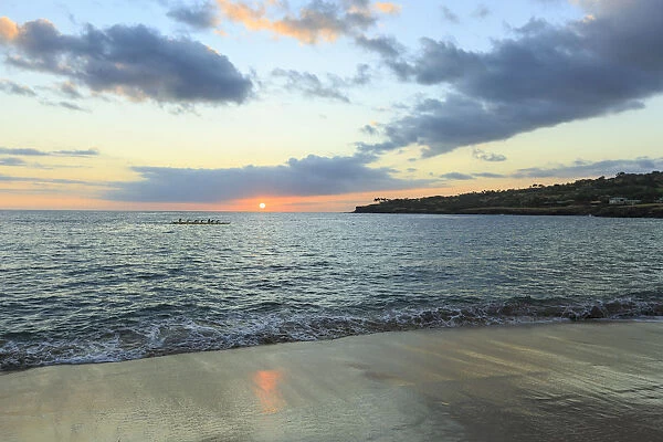 Hulopo e Beach Park, considered one of the finest beaches in the world, Lanai Island