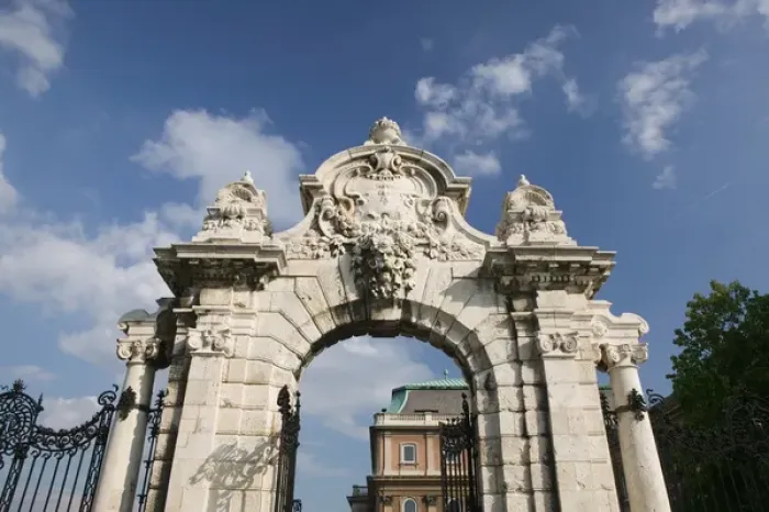 Framed Print : HUNGARY-Budapest: Buda / Castle Hill- The Corvinus Gate Framed Print : HUNGARY-Budapest: Buda / Castle Hill- The Corvinus Gate