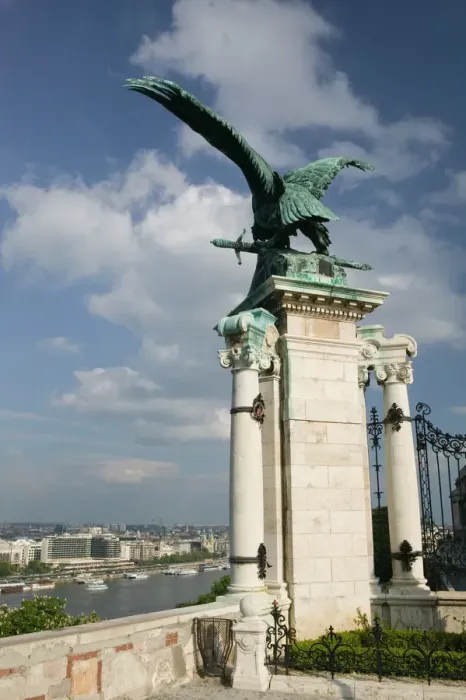 Framed Print : HUNGARY-Budapest: Buda / Castle Hill- The Turul Eagle (symbol of Magyar Tribes) Framed Print : HUNGARY-Budapest: Buda / Castle Hill- The Turul Eagle (symbol of Magyar Tribes)