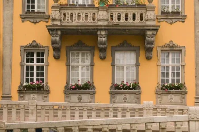 Framed Print : HUNGARY-Budapest: Buda- House on Corvin ter (Square) Vizivaros / Watertown Framed Print : HUNGARY-Budapest: Buda- House on Corvin ter (Square) Vizivaros / Watertown