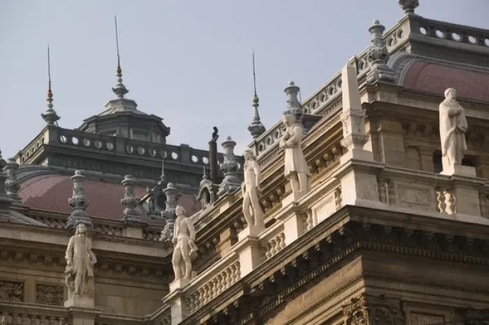 Framed Print : HUNGARY-Budapest: Pest- Detail  /  Hungarian State Opera House