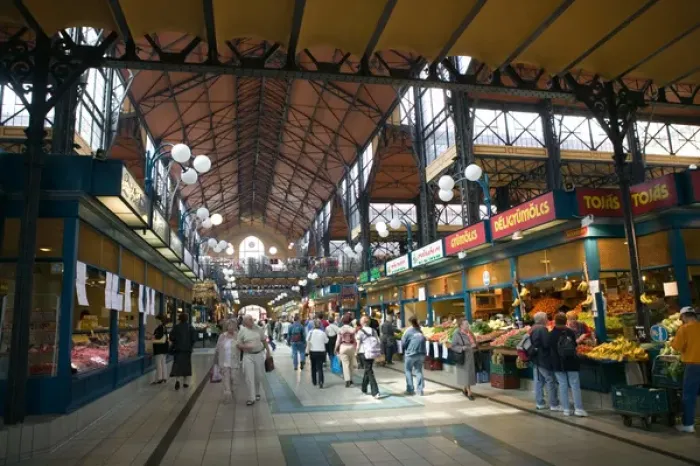Framed Print : HUNGARY-Budapest: Pest Inner Town: Nagysarnok- Great Market Interior (NR)