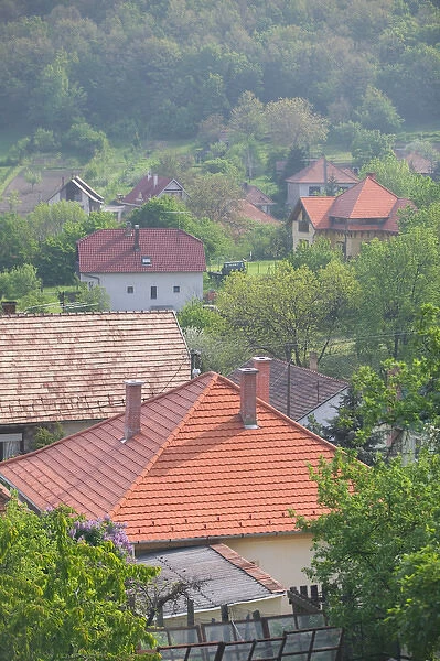 HUNGARY-DANUBE BEND-Pilisszentlaszlo: Hill Town View near Szentendre