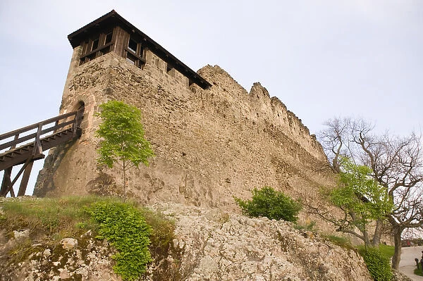 HUNGARY-DANUBE BEND-Visegrad: Visegrad Citadel (b. 1259)