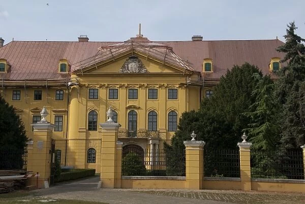 Hungary, Kalocsa. Historic baroque Archbishops Palace