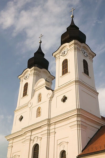 HUNGARY-Lake Balaton Region-TIHANY: The Abbey Church (b. 1754)