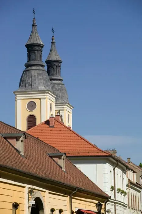 Framed Print : HUNGARY-Northern Uplands- EGER: Cistercian Church (b. 1743) Framed Print : HUNGARY-Northern Uplands- EGER: Cistercian Church (b. 1743)