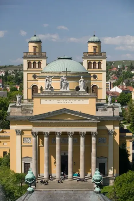 Framed Print : HUNGARY-Northern Uplands- EGER: Eger Basilica (b. 1836) Framed Print : HUNGARY-Northern Uplands- EGER: Eger Basilica (b. 1836)