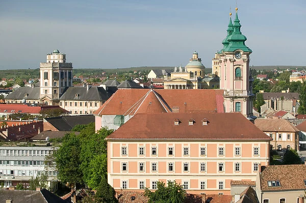 HUNGARY-Northern Uplands- EGER: Morning Town View from Eger Castle