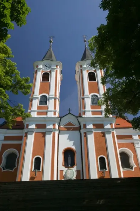 Framed Print : HUNGARY-Southern Transdanubia-MARIAGYUD: Franciscan Church (b. 18th century)-Pilgrimage Framed Print : HUNGARY-Southern Transdanubia-MARIAGYUD: Franciscan Church (b. 18th century)-Pilgrimage