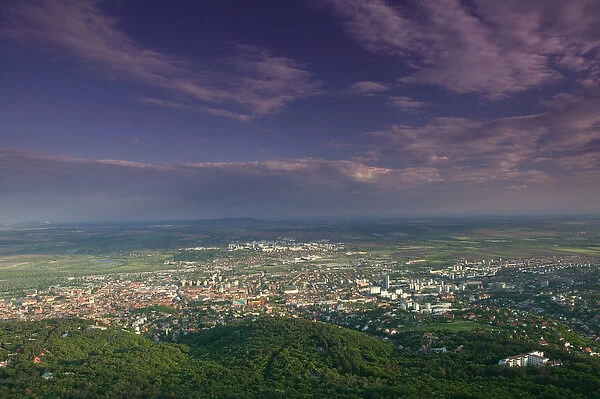 HUNGARY-Southern Transdanubia-PECS: Town View from TV Tower
