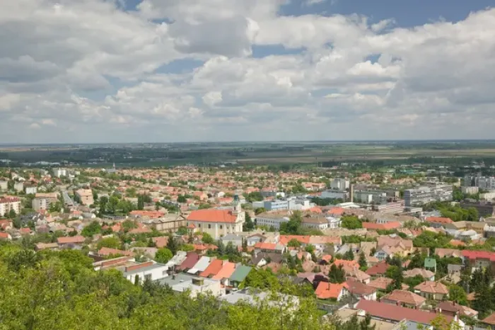 Framed Print : HUNGARY-Southern Transdanubia-SZEKSZARD: Town View with Inner City Catholic Church Framed Print : HUNGARY-Southern Transdanubia-SZEKSZARD: Town View with Inner City Catholic Church