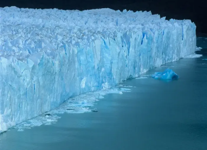 Framed Print : Ice face of the Porito Moreno Glacier in Las Glacieras National Park