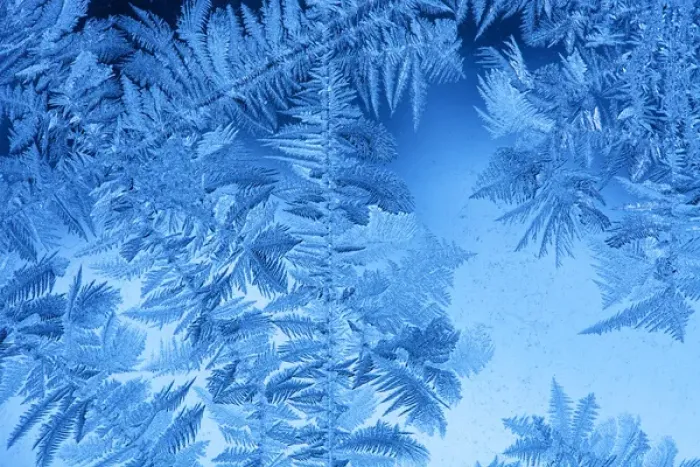 Framed Print : Ice frost crystals on a window pane Framed Print : Ice frost crystals on a window pane