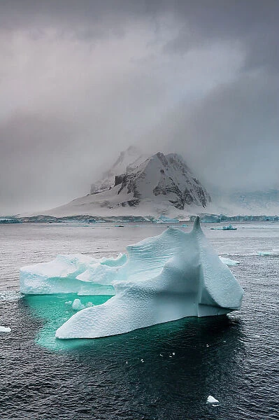 An iceberg in the Herrera Channel, Antarctica