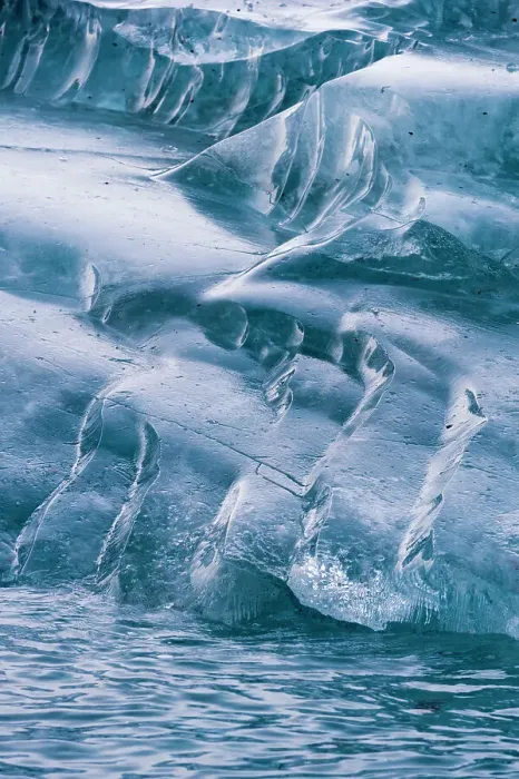 Framed Print : Detail of an iceberg, Skontorp cove, Paradise Bay, Antarctica