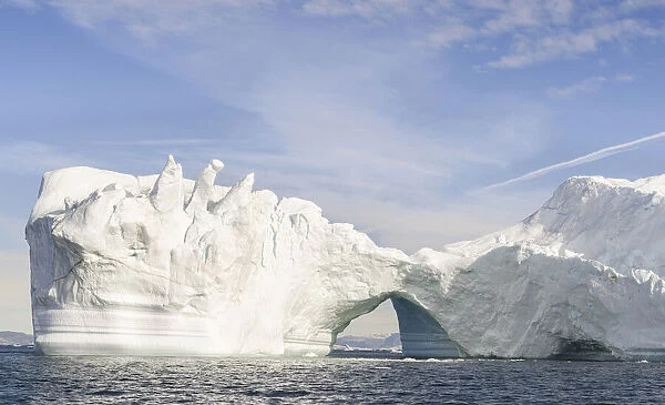 Iceberg in the Uummannaq Fjord System, Greenland, Danish overseas colony