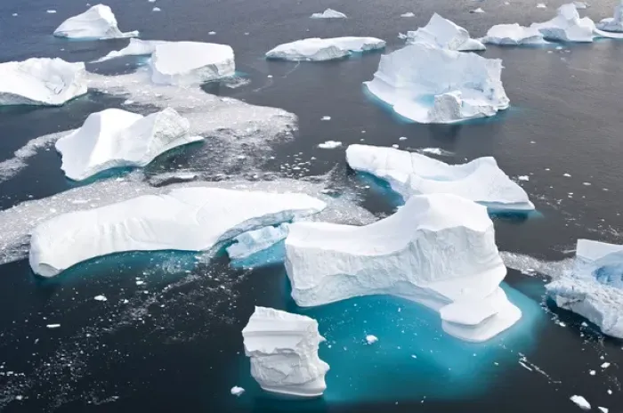 Framed Print : Icebergs Cape York Greenland