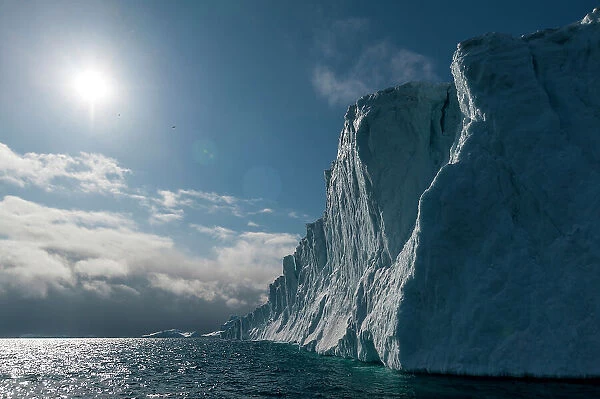 Icebergs in Ilulissat Icefjord, a UNESCO World Heritage Site, Ilulissat, Greenland
