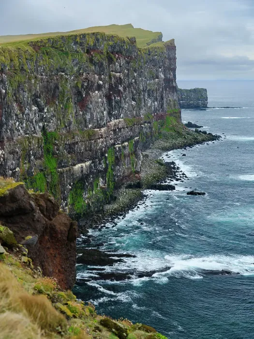 Framed Print : Iceland, cliffs of Latrabjarg during autumn Framed Print : Iceland, cliffs of Latrabjarg during autumn