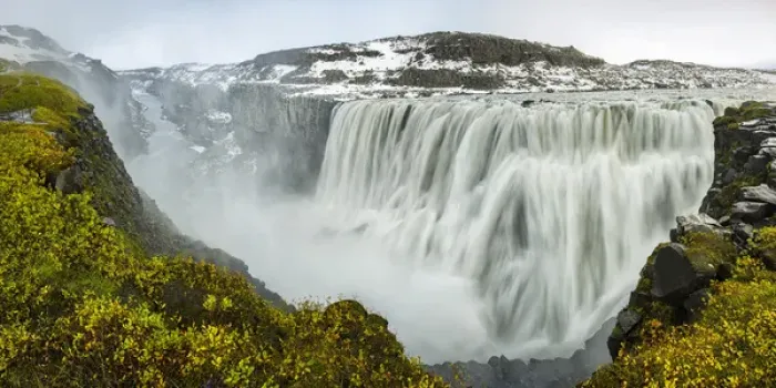 Framed Print : Iceland, Dettifoss. Scenic of waterfall. Credit as: Dennis Kirkland  /  Jaynes Gallery