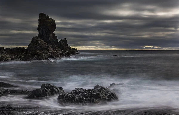 Iceland, Dritvik. Stormy shoreline scenic. Credit as: Bill Young  /  Jaynes Gallery  /  DanitaDelimont