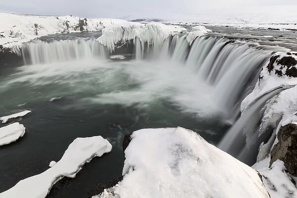 Iceland, Godafoss. Landscape of waterfalls. Credit as: Bill Young  /  Jaynes Gallery  /  DanitaDelimont