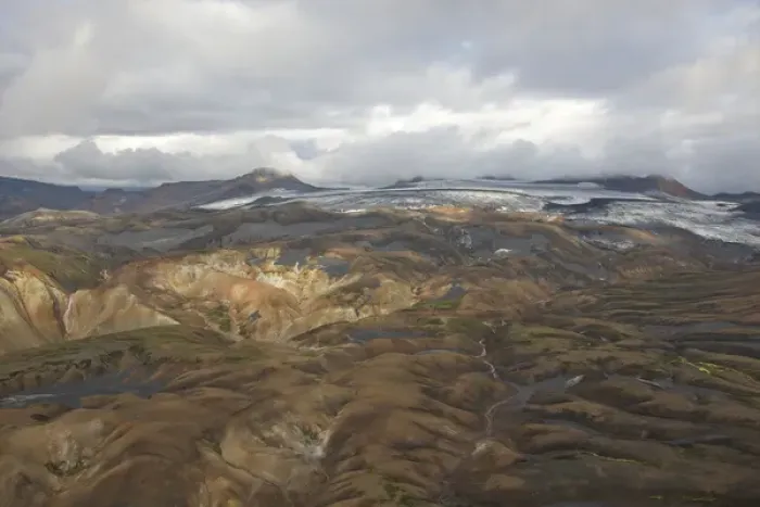 Framed Print : Iceland, Jokulgil. Aerial of the Landmannalaugar geothermal area. Credit as: Josh Framed Print : Iceland, Jokulgil. Aerial of the Landmannalaugar geothermal area. Credit as: Josh