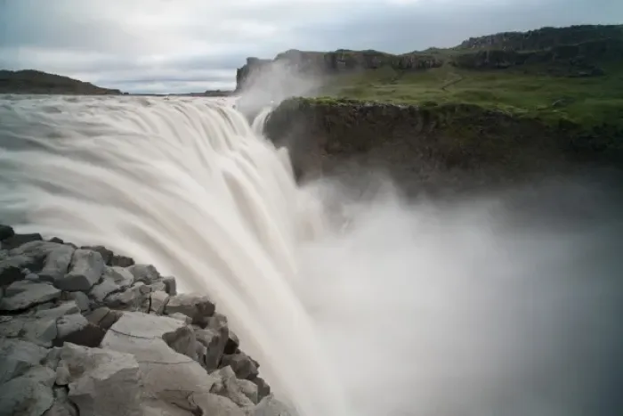 Framed Print : Iceland, Jokulsargljufur National Park. View of Dettifoss Waterfall, the most powerful Framed Print : Iceland, Jokulsargljufur National Park. View of Dettifoss Waterfall, the most powerful