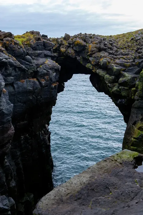 Framed Print : Iceland. Natural arch in Snaefellsnes National Park on the Grundarfjordur fjord Framed Print : Iceland. Natural arch in Snaefellsnes National Park on the Grundarfjordur fjord