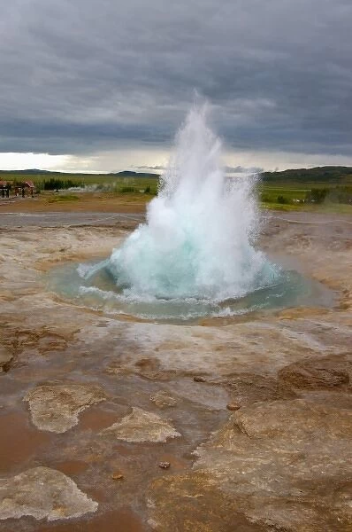 Iceland, Strokkur geyser