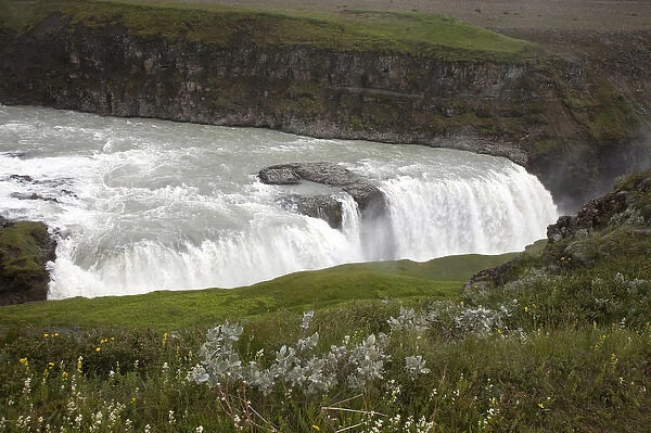 ICELAND20965_JUL2009_BARTRUFF. CR2-Mighty Gulfoss (Golden Falls) is Icelands mightiest