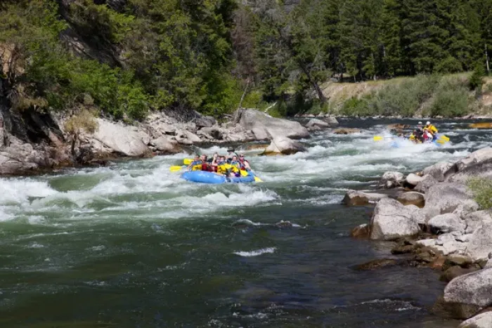 Framed Print : ID, near Stanley, Salmon River, Whitewater rafting Framed Print : ID, near Stanley, Salmon River, Whitewater rafting