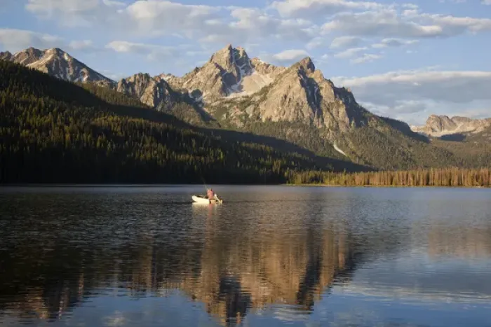 Framed Print : ID, Sawtooth National Recreation Area, Stanley Lake and McGowan Peak Framed Print : ID, Sawtooth National Recreation Area, Stanley Lake and McGowan Peak