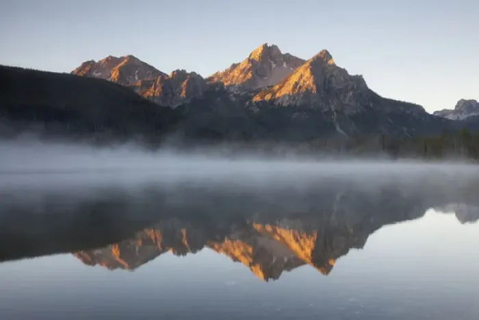 Framed Print : ID, Sawtooth National Recreation Area, Stanley Lake and McGowan Peak Framed Print : ID, Sawtooth National Recreation Area, Stanley Lake and McGowan Peak