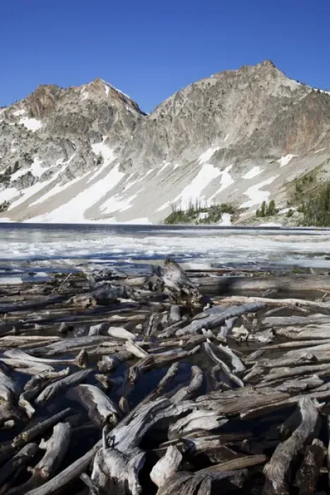 Framed Print : ID, Sawtooth Wilderness, Sawtooth Lake