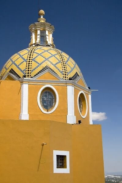 Iglesia de Nuestra Senora de los Remedios is a Mexican church located in Cholula, Puebla, Mexico