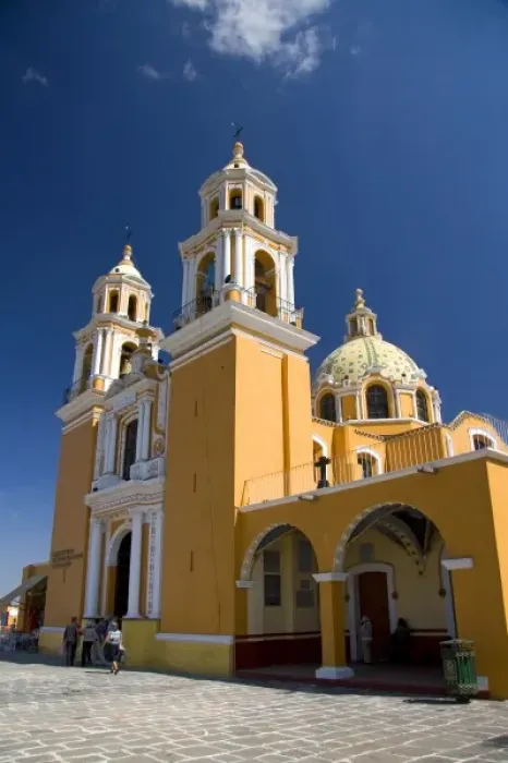 Framed Print : Iglesia de Nuestra Senora de los Remedios is a Mexican church located in Cholula, Puebla, Mexico Framed Print : Iglesia de Nuestra Senora de los Remedios is a Mexican church located in Cholula, Puebla, Mexico